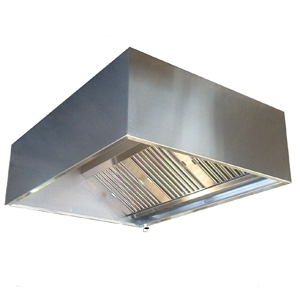 Wall-mounted hoods without built-in motor