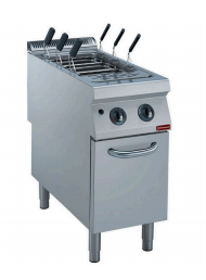 Mașină de fiert paste pe gaz, 1 cuvă GN 1/1, pe dulap (fără coșuri)