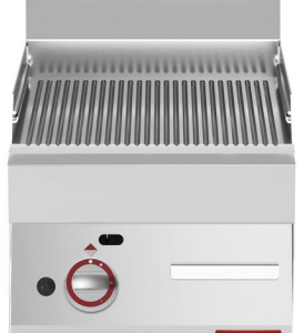 Plită de gătit pe gaz striată - de banc - SILVER 650