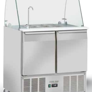 Saladetă refrigerată GN1/1 (top deschis și robinet)