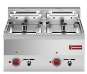 Friteuză electrică 2 cuve 10 litri - SILVER 600