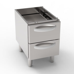Cabinet neutru TECNO74 cu 2 sertare (GN1/1)