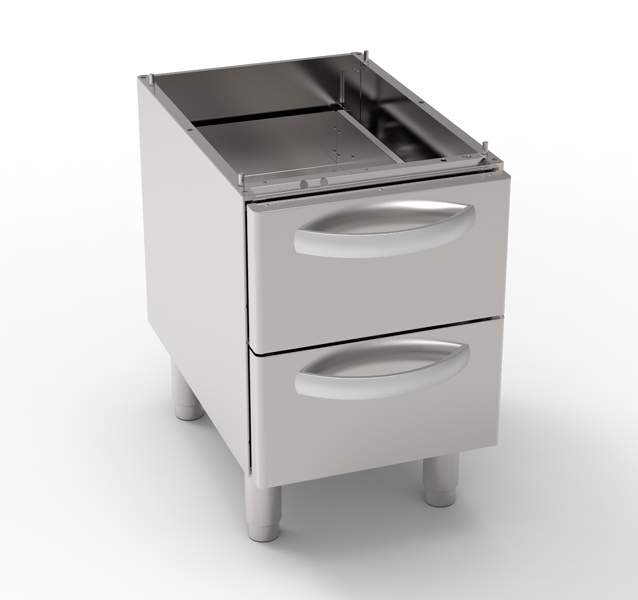 Cabinet neutru TECNO74 cu 2 sertare (GN1/1)