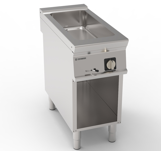 Bain-marie electric, de sine stătător (4 x GN1/3) pe cabinet deschis