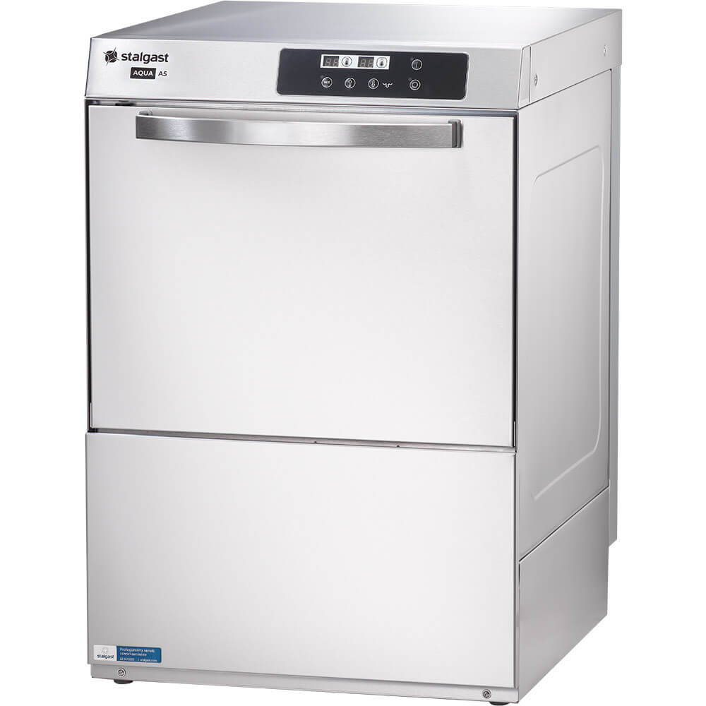 Mașină de spălat vase universală 500x500 cu dozator de detergent și soluție clătire