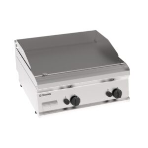 Fry-top pe gaz cu placă netedă