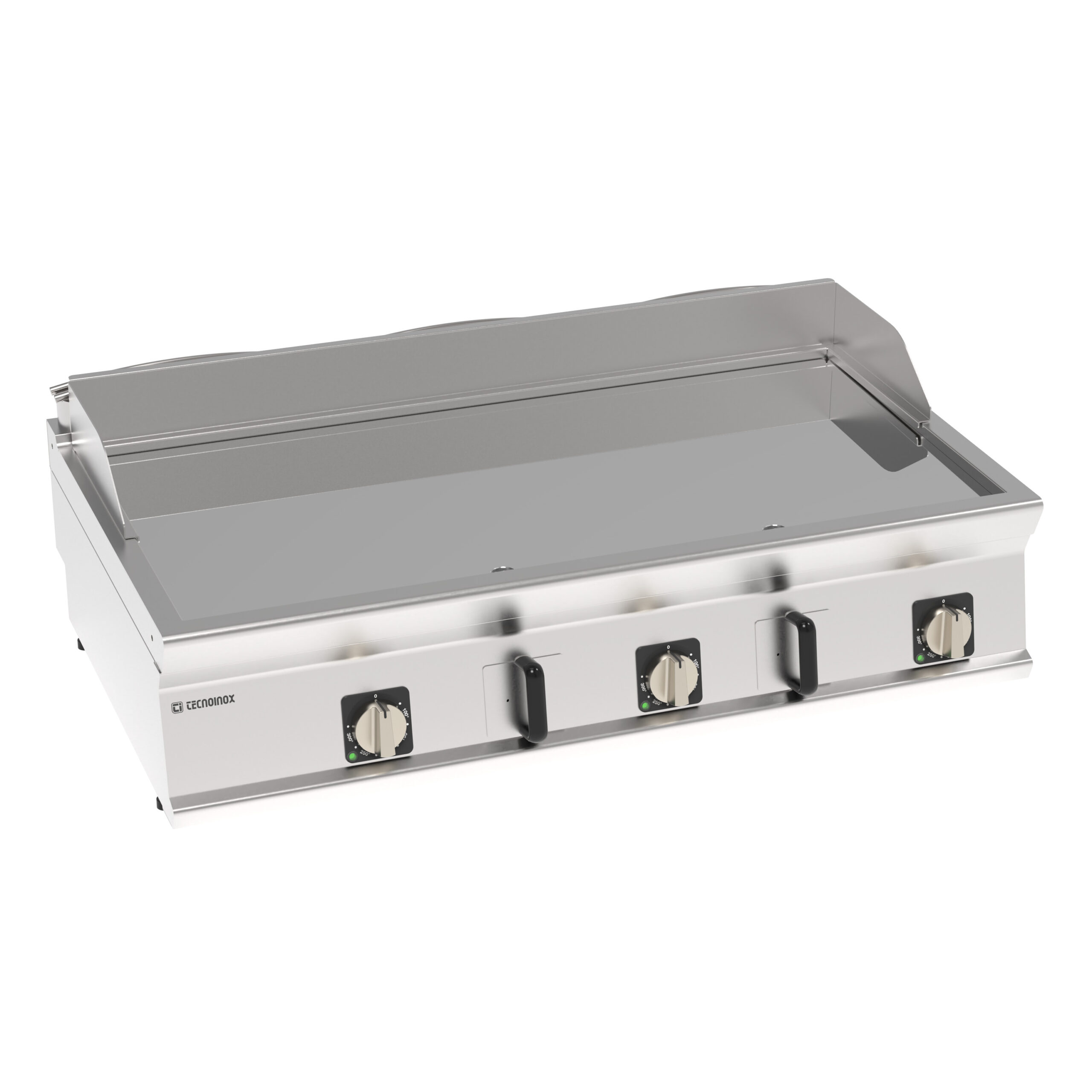 Grătar electric cu placă netedă cromată (variantă de banc)