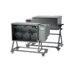 Malaxor de carne FIC 50M (50 kg, Braț de amestecare simplu, cu cărucior)