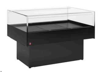 Vitrină frigorifică panoramică self-service - NEGRU