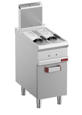 Friteuză pe gaz 2 cuve 7 litri pe dulap - SILVER 700