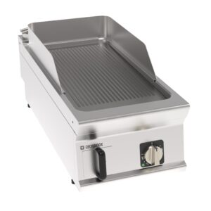 Grătar electric cu placă striată (variantă top)