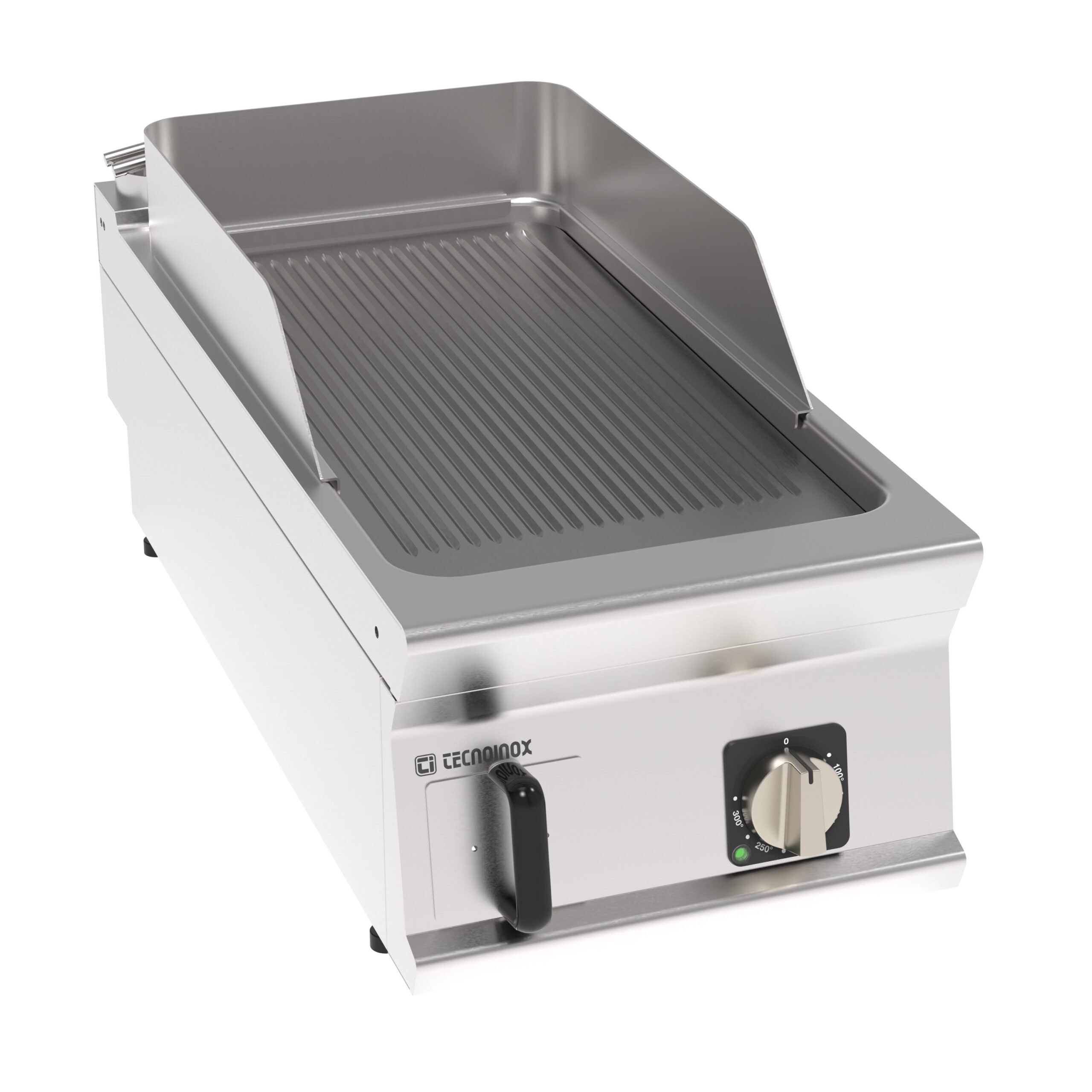 Grătar electric cu placă striată (variantă top)