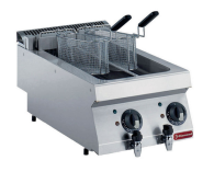 Friteuză electrică 2 cuve de 5 litri -TOP-