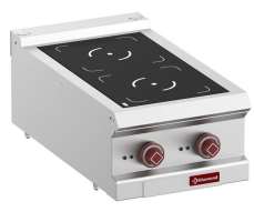 Plită electrică cu inducție 2 zone - Banc - SILVER 700
