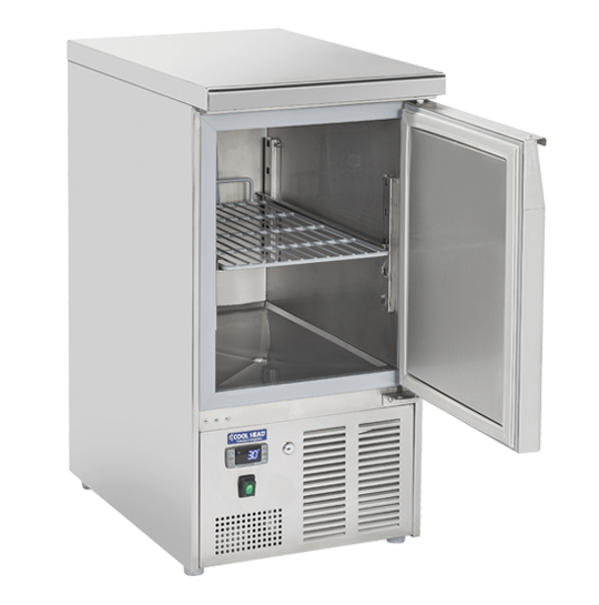 Saladetă refrigerată GN1/1 cu blat din oțel inoxidabil