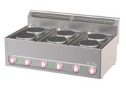 Mașină de gătit electrică – 6 Plite (990 mm)