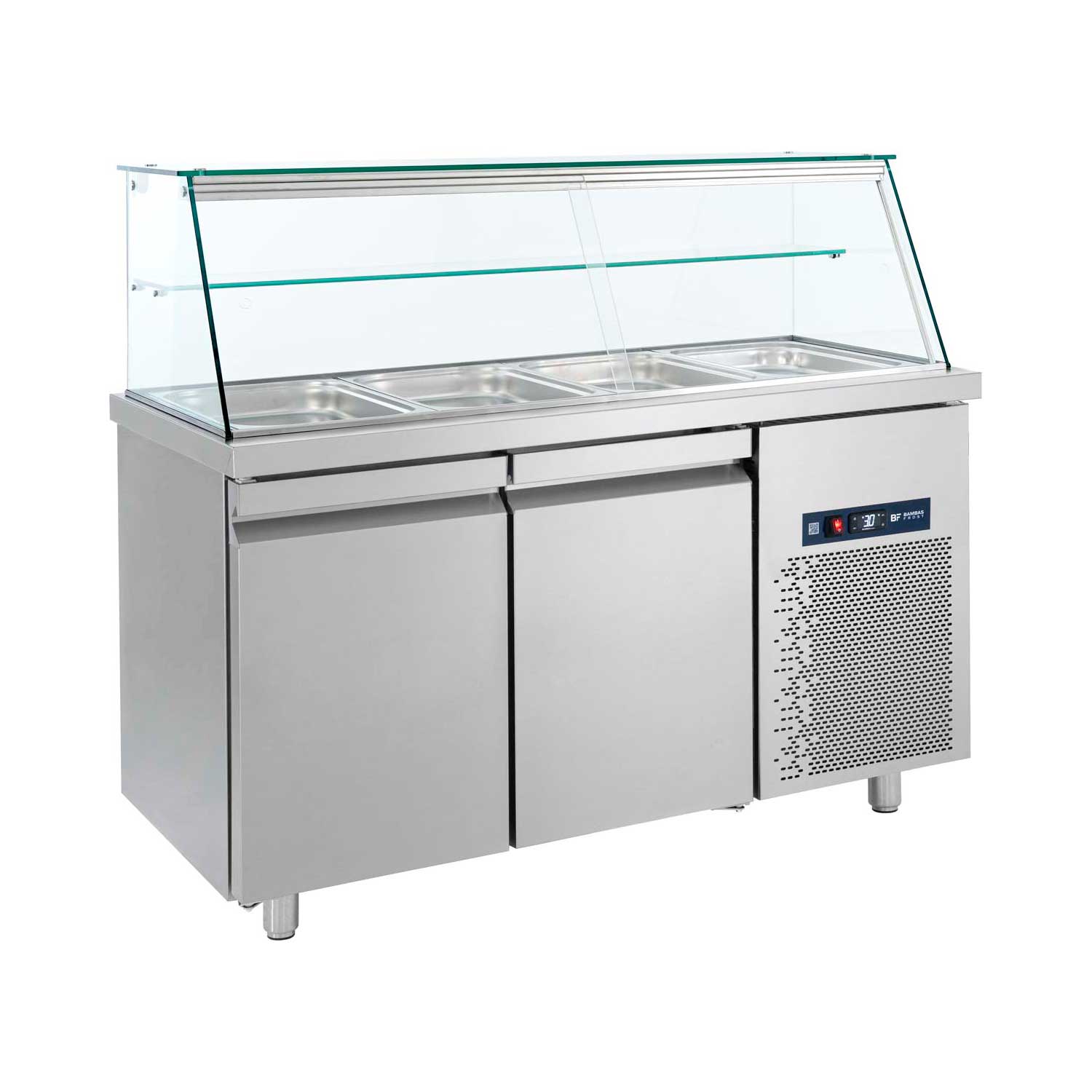 Saladetă 139x70x130 cu expunere pentru GN1/1