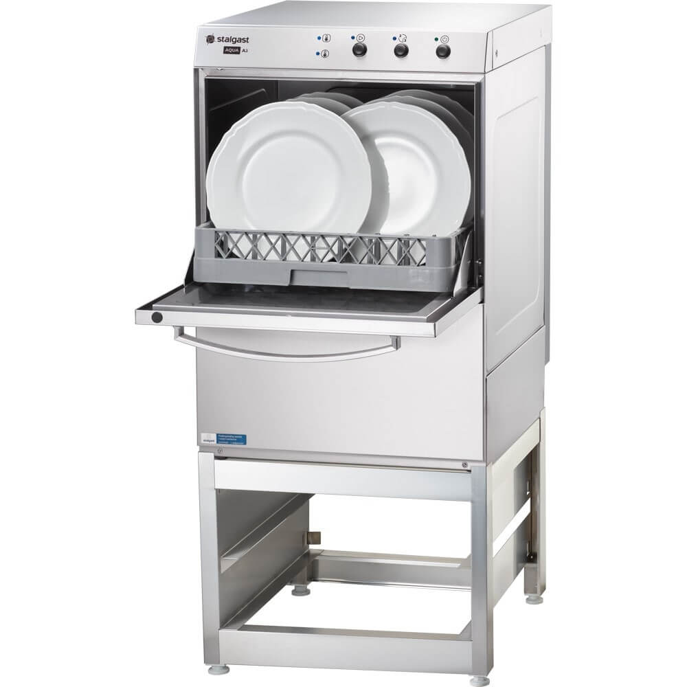 Mașină de spălat vase universală cu dozator de detergent încorporat și suport