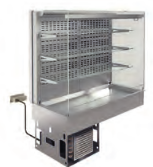 Vitrină frigorifică de perete pe blat refrigerat – H1125 (5 GN1/1)