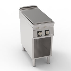 Aragaz electric independentă cu plită solidă pe suport deschis