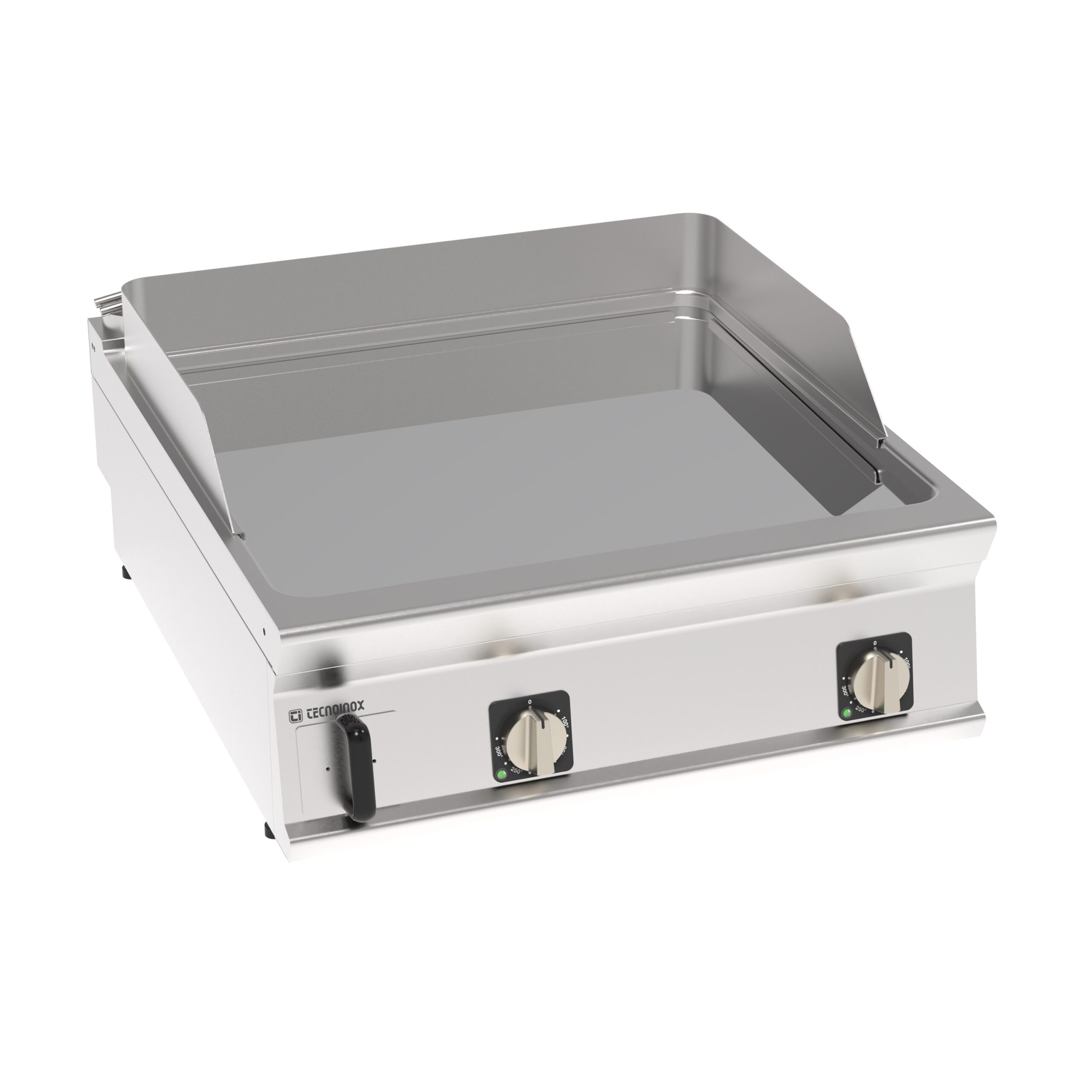 Grătar electric cu placă netedă cromată (versiune banc)
