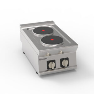 Plită electrică cu 2 plăci rotunde ermetice (varianta de banc)