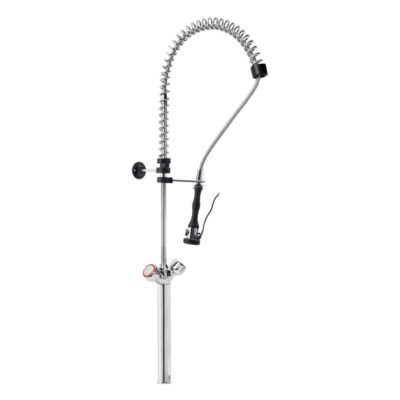 Unitate de prespălare monobloc cu extensie, mânere rotunde și cap de duș Premium