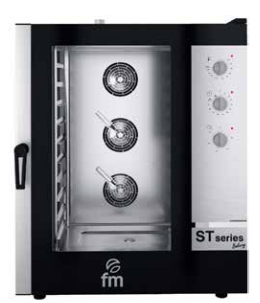 STB 610 M - Cuptor mixt de panificație manual și electric cu capacitate pentru 10 tăvi 60×40