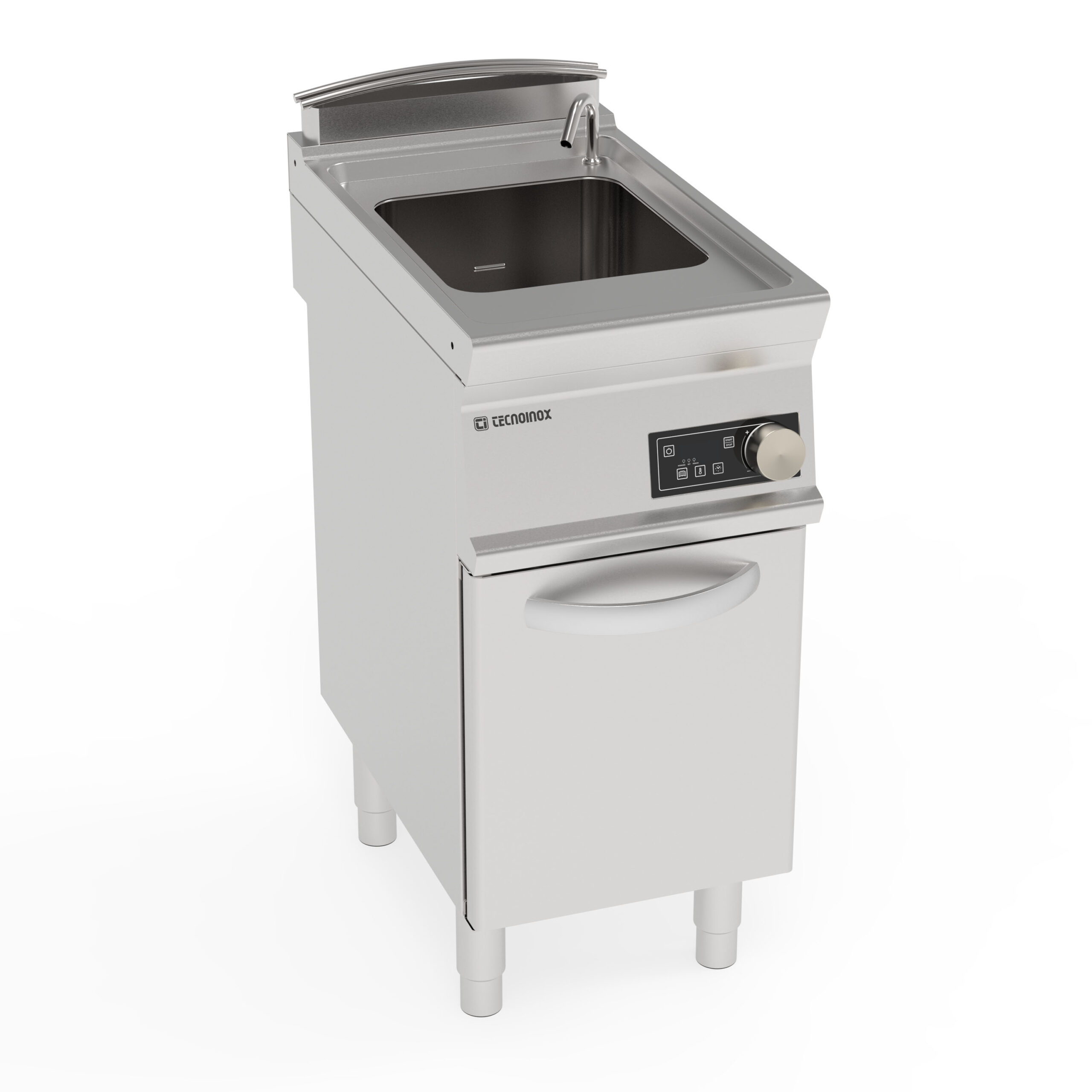 Mașină de gătit paste electrică GN 2/3 de sine stătătoare, o singură cuvă 24L cu control electronic