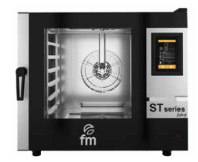 STB 606 V7 GAS - Cuptor mixt de panificație cu ecran tactil 7” și pe gaz cu capacitate pentru 6 tăvi 60×40