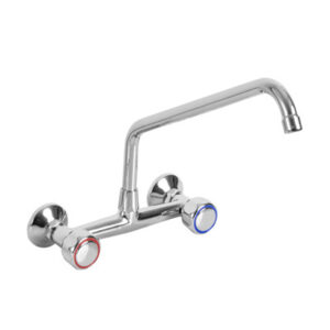 Seria EROS Robinet de perete cu două orificii cu pipă pivotantă C ø20x250mm