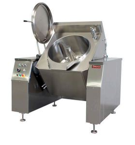 Marmită electrică cu mixer, 200 litri, încălzire indirectă
