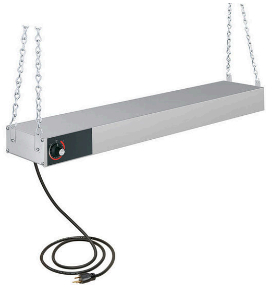Încălzitor alimente model de tavan 1070 mm - SILVER