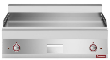Placă de gătit electrică netedă, extra-mare, cromată - SILVER 650
