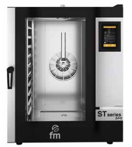 STB 610 V7 GAS - Cuptor mixt de panificație cu ecran tactil 7” și pe gaz cu capacitate pentru 10 tăvi 60×40