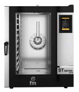 STB 610 V7 GAS - Cuptor mixt de panificație cu ecran tactil 7” și pe gaz cu capacitate pentru 10 tăvi 60×40