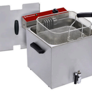 Friteuză electrică de banc, 12 litri + robinet