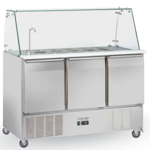 Saladetă refrigerată GN1/1 (top deschis și robinet)