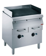 Grill pe gaz, grătar din fontă, pe soclu, 2 elemente separate