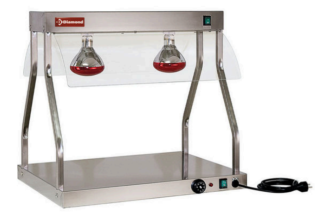 Pod termic și bază caldă, lumini infraroșu (2x 250 W)
