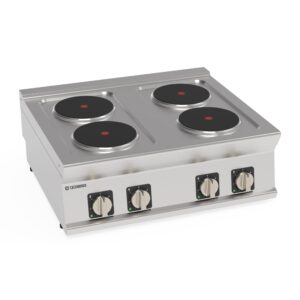 Plită electrică cu 4 plăci rotunde ermetice (varianta de banc)