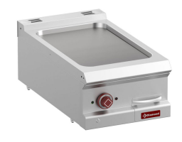 Fry Top electric neted, placă cromată dur, Modul 1/2 -Model de banc- – SILVER 700