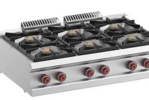 Aragaz pe gaz cu 6 arzătoare - Banc - SILVER 700