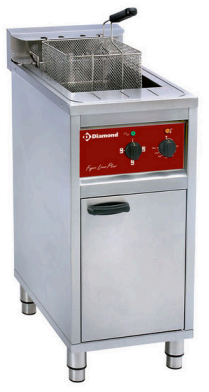 Friteuză electrică 16 lit. pe suport 4-8-12 Kw
