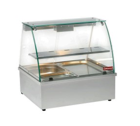 Vitrină caldă bain-marie 2x GN 1/1