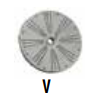 Disc pentru răzuire V