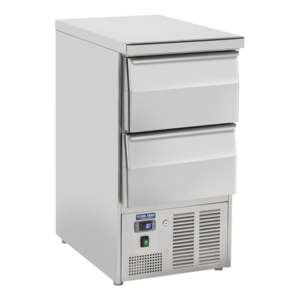 Saladetă refrigerată GN1/1 cu blat din oțel inoxidabil