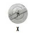 Disc de feliere reglabil seria X (1-8 mm)