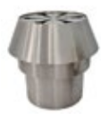 Kit firewall + capac coș din oțel inoxidabil (CBQ-120)