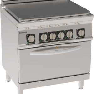 Aragaz electric cu suprafață plină pe cuptor electric cu convecție GN1/1